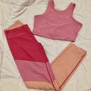 Outdoor voices medium set - pink!